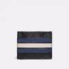 3 In 1 Wallet In Signature Canvas With Varsity Stripe