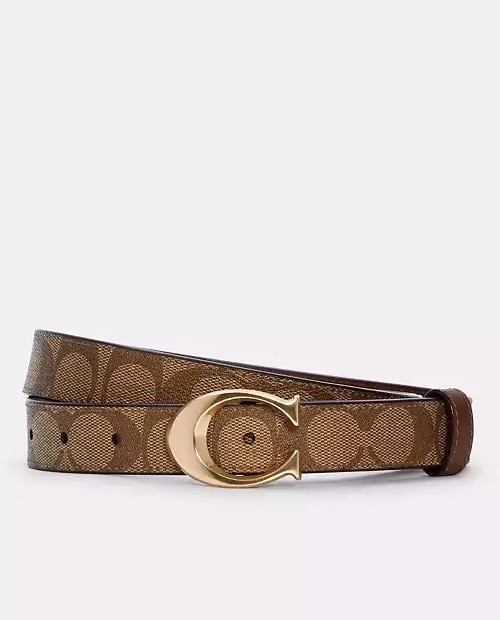 Coach Signature Buckle Belt 25mm