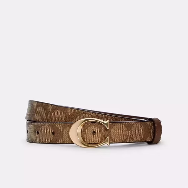 Coach Signature Buckle Belt 25mm