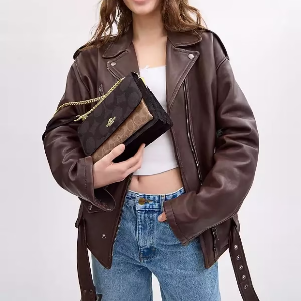 Coach Klare Crossbody In Blocked Signature Canvas