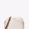 Michael Kors Jet Set Travel Medium Logo Dome Crossbody Bag