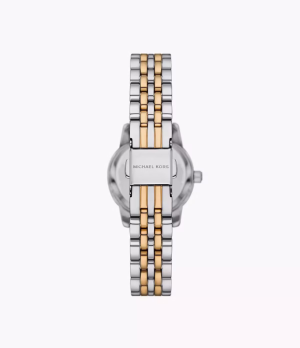 Michael Kors Lexington Three-Hand Two-Tone Gold & Stainless Steel Watch