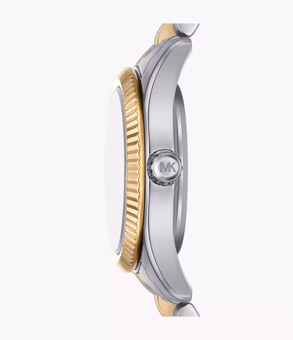 Michael Kors Lexington Three-Hand Two-Tone Gold & Stainless Steel Watch