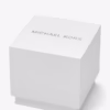 Michael Kors Mini Pilot Baguette Rainbow Pavé Silver-Tone Watch