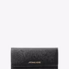 Michael Kors Jet Set Travel Crossgrain Leather Tri-Fold Wallet