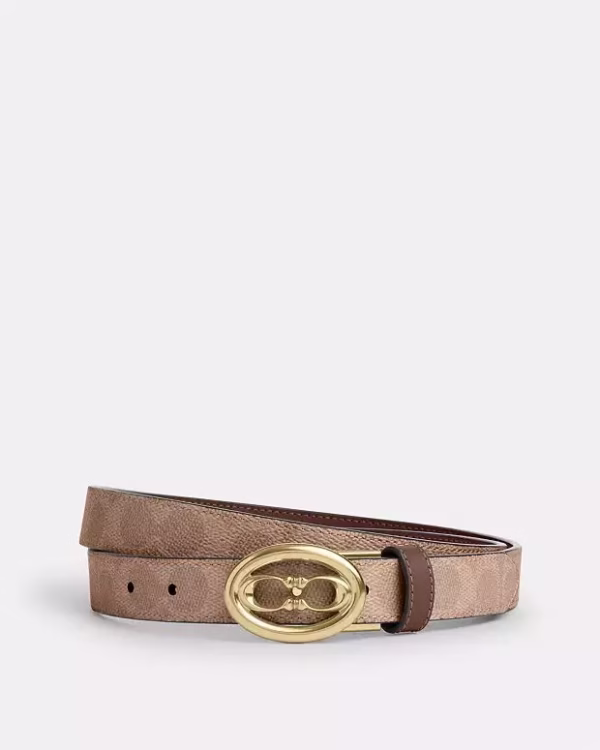 Coach Signature Buckle Cut To Size Belt, 25 Mm