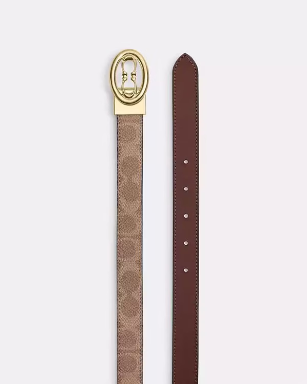Coach Signature Buckle Cut To Size Belt, 25 Mm