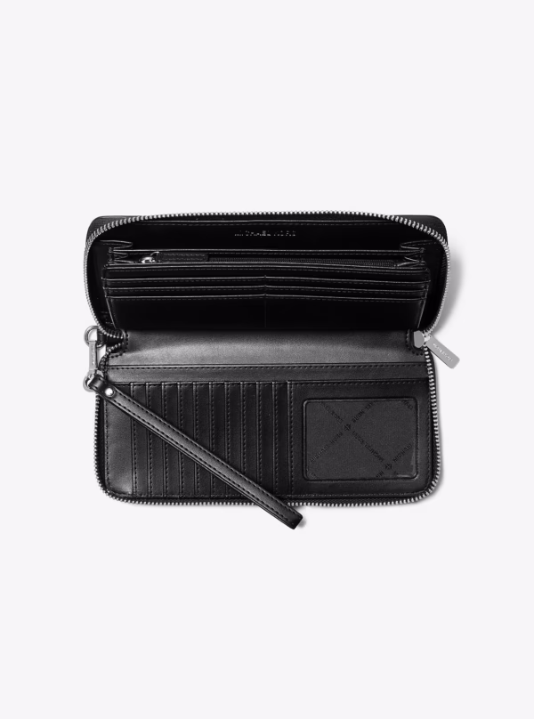 Michael Kors Jet Set Travel Zebra Print Calf Hair Continental Wallet